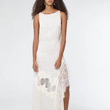 Third Form Visions Lace Frill Dress | Cream Polka Dot
