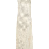 Third Form Visions Lace Frill Dress | Cream Polka Dot