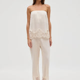Third Form Visions Lace Strapless Top | Buttercream