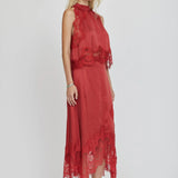 Third Form Visions Lace Top | Crimson