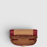 Oroton Etta Mini Clutch Smooth | Garnet (PRE-ORDER)