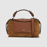 Oroton Mica Bowler Suede | Teak (PRE-ORDER)