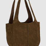 Oroton Emilia Tote Suede | Husk Brown