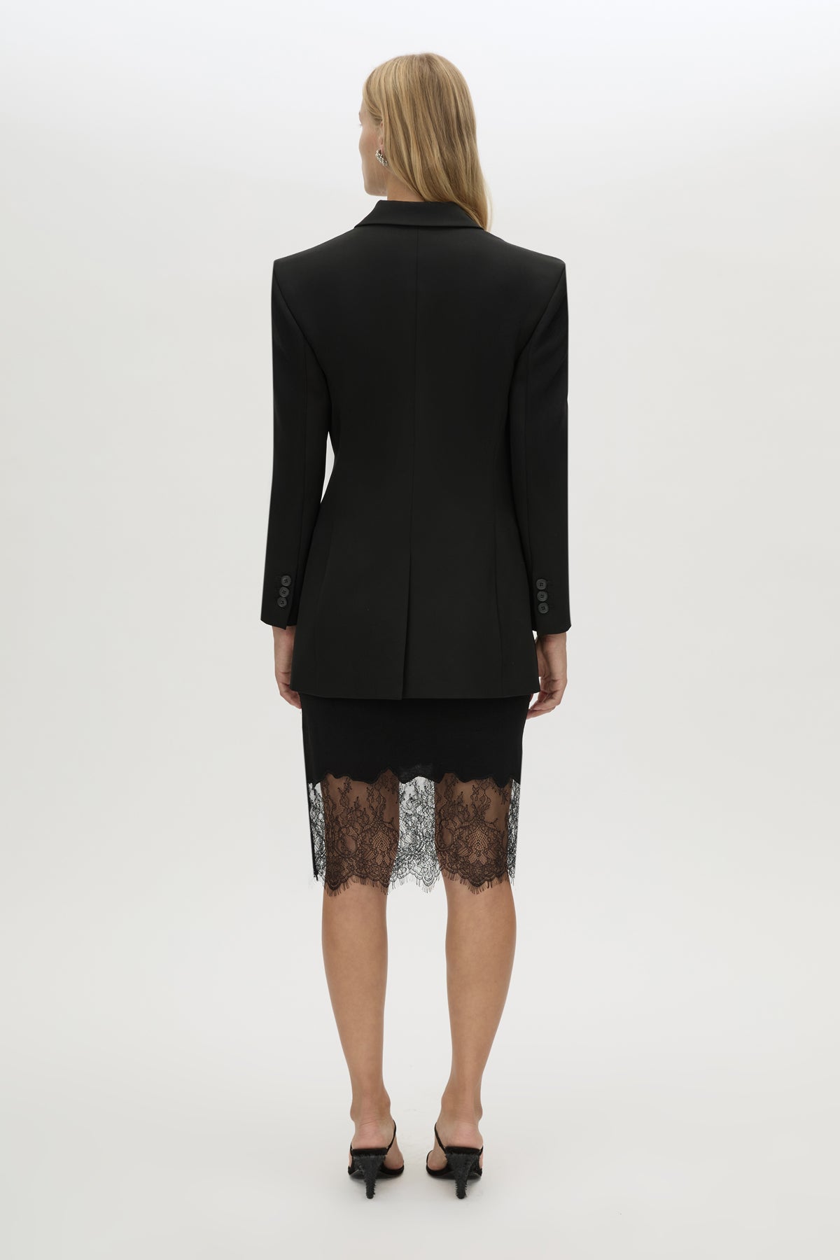 Cayana lace knit skirt