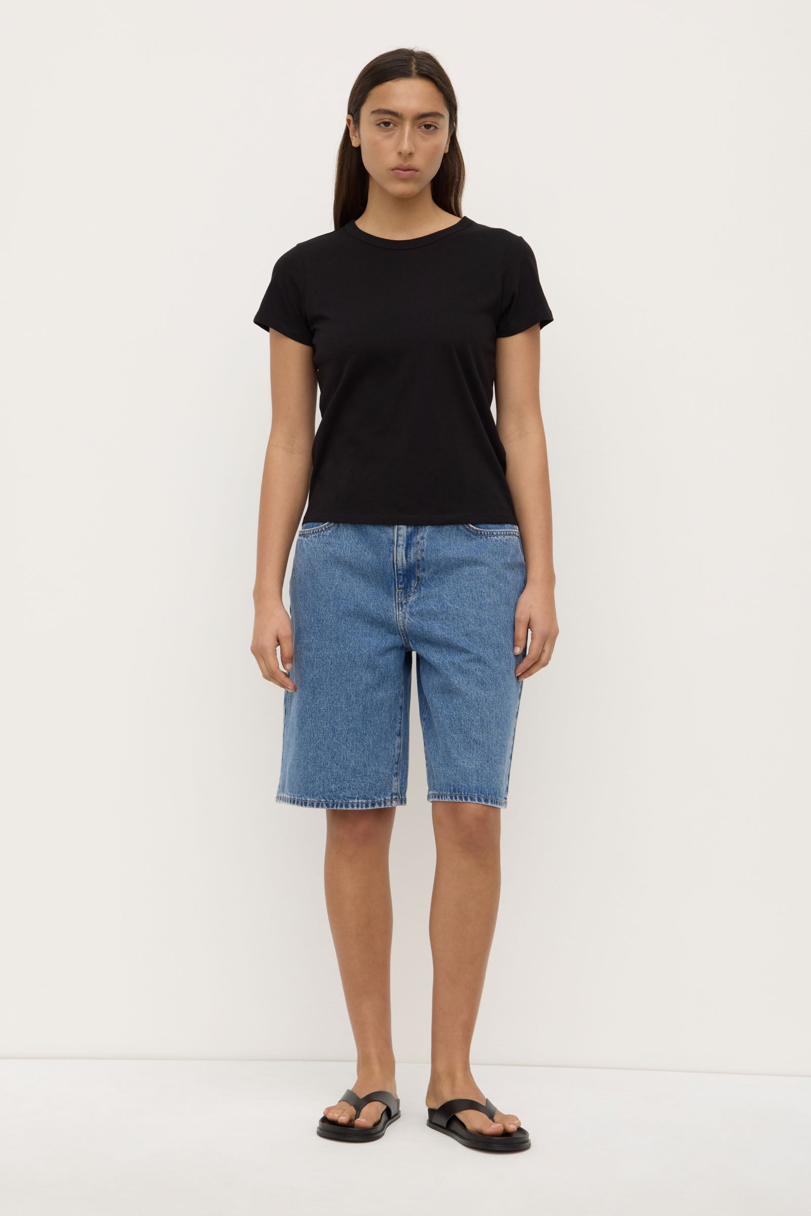 Indi Short Sleeve Tee Black
