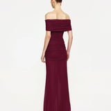 Effie Kats Windsor Gown | Burgundy