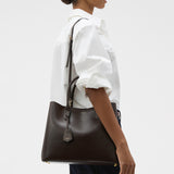 Oroton Muse Three Pocket Day Bag | Dark Chocolate (PRE-ORDER)