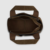 Oroton Emilia Mini Tote Suede | Husk Brown