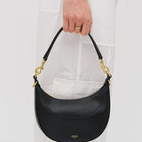 Oroton Florence Small Shoulder Bag | Black (PRE-ORDER)