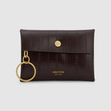 Oroton Margot Keyring Pouch Texture | Mulberry