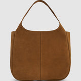 Oroton Emilia Large Tote Suede | Teak