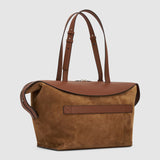 Oroton Mica Medium Tote Suede | Teak