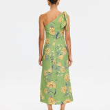 Eve One Shoulder Midi Dress