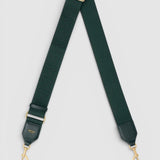 Oroton Logo Bag Strap Crackle | Shade Green (PRE-ORDER)