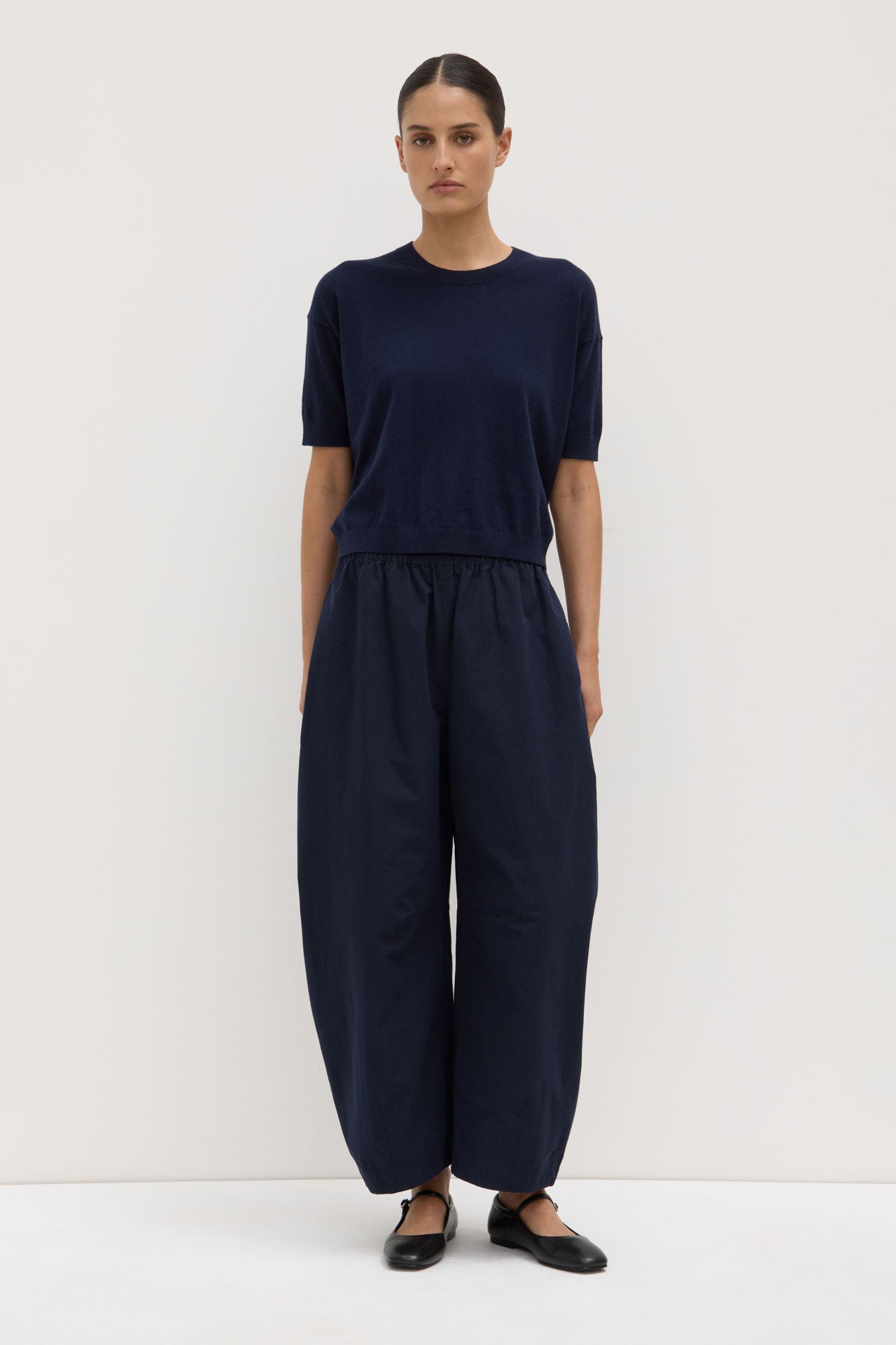 Lola Barrel Pant Navy
