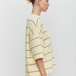 Nora Cotton Stripe Oversized Tee Rind Stripe