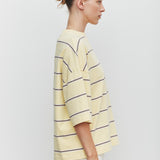 Nora Cotton Stripe Oversized Tee Rind Stripe