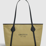 Oroton Ponza Medium Tote Canvas | Ice Coffee (PRE-ORDER)