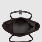 Oroton Alba Tote Pebble | Dark Chocolate (PRE-ORDER)