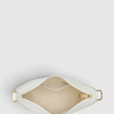 Oroton Florence Small Shoulder Bag Texture | Warm White