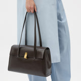 Oroton Etta Work Bag | Dark Brown (PRE-ORDER)