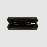 Oroton Margot Medium Zip Around Wallet | Black