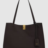 Oroton Millie Work Tote | Dark Chocolate