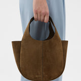 Oroton Emilia Mini Tote Suede | Husk Brown